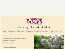Tablet Screenshot of fiorellagilli.it